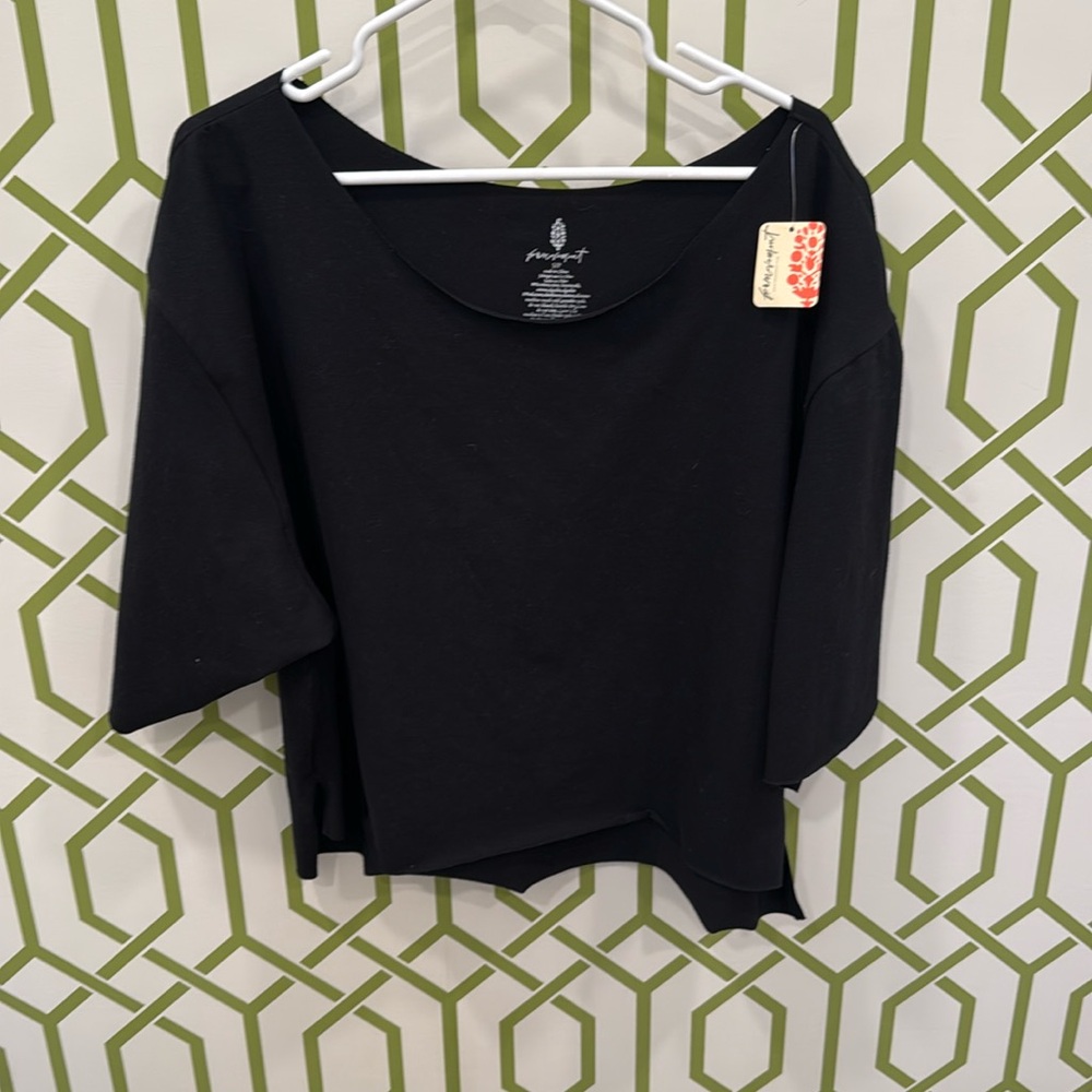 Free People Movement Yoga Top in Black!